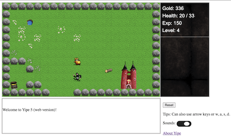 Yipe 5 early beta screenshot